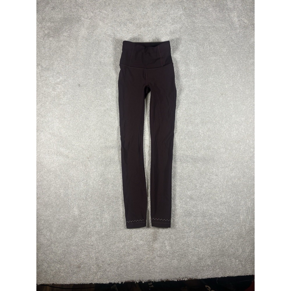 Lululemon Women's In Focus Run Tight Sense Knit LW5CU9S burgundy 2